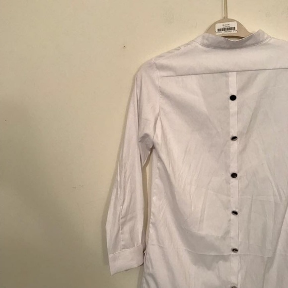 LNK Landscape White Dress Button Back Closure - Picture 8 of 8